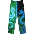 thumbnail image 3 of Dragon Print Men's Polyester Full-width print Lounge Pants, Soft & Lightweight Sleepwear Pajama Pants for Home, 3 of 8