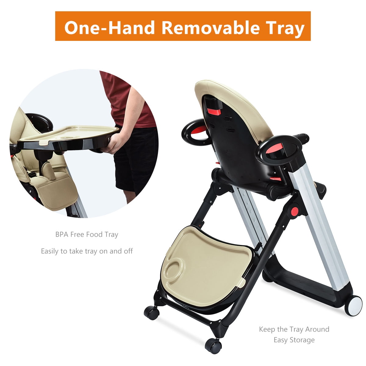 heao foldable high chair