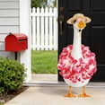 thumbnail image 3 of Stijggn Porch Goose Spring Outfits 23 Inch Hawaiian Porch Goose Outfits, Summer Lawn Goose Costume, Yard Goose Clothes Hawaiian Wreath for 23'' Porch Lawn Goose Statue Clothes Yard Decor, 3 of 6
