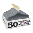 thumbnail image 1 of MAGMALIFE 50 Ganchos para Ropa de Terciopelo, Gancho Dorado Giratorio de 360 Grados, Adecuado para Todo Tipo de Ropa, Antideslizante (Gris), 1 of 5