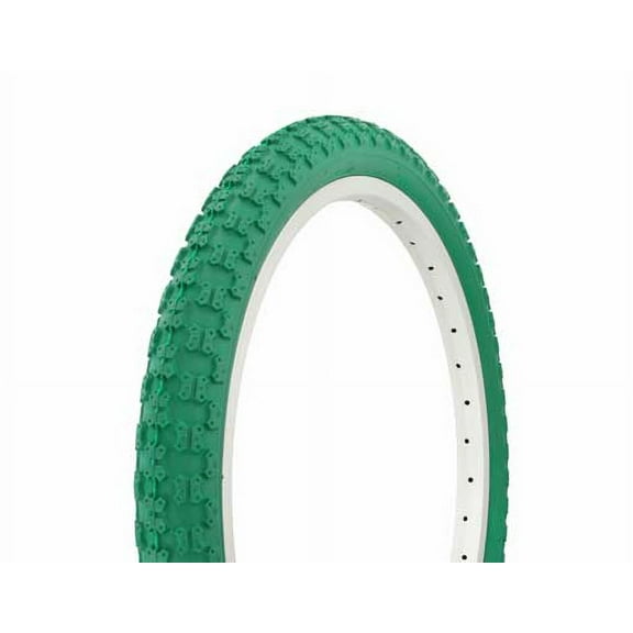 Tire Duro 20" x 2.125" Green/Green Side Wall , lowrider bike tire, lowrider bicycle tire, bmx bike tire, cruiser bike tire