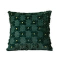 thumbnail image 7 of Spring Summer Yellow Color Flower Heart Throw Pillow Cover 18x18 Inch Set of 1 Easter Decoration Soft Plush Flower Jacquard Throw Pillows Cushion Case for Bedroom Sofa Holiday Festivals Home Decor, 7 of 7