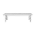 thumbnail image 3 of Esquirla Metal Stand Riser Laptop Holder Sturdy Accessory 3 Height Adjustable White, 3 of 8
