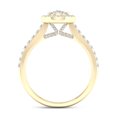 thumbnail image 3 of 3/4 Carat T.W. Diamond 10kt Yellow Gold Pear-Shape Composite Engagement Ring, 3 of 4