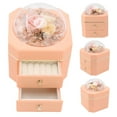 thumbnail image 4 of Forever Flower Drawer, Necklaces Forever Flower Jewelry Box  For Birthday For Women Pink, 4 of 8