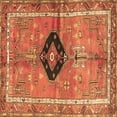 thumbnail image 1 of Ahgly Company Indoor Square Persian Brown Traditional Area Rugs, 4' Square, 1 of 4