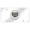 Jeep Logo Chrome on Chrome Plate