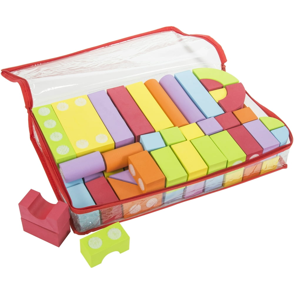 Velcro(R) Blocks(TM) Construction SetAssorted Sizes, Shapes & Colors 60/Pkg