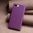 thumbnail image 5 of Nalacover Premium High Quality Wallet Case for iPhone 7 Plus/8 Plus, Strong Magnetic Clasp Case with [RFID Blocking] Card Holder Kickstand Magnetic,Leather Flip Case, Purple, 5 of 8