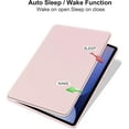 thumbnail image 2 of elitegadget Case for Samsung Galaxy Tab S10 FE+/S10 FE Plus 13.1 Inch 2025 Released - 360 Degree Rotation Protective Stand Clear Back Cover Case (Pink), 2 of 5