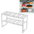 thumbnail image 1 of Étagère de Rangement Extensible en Plastique sous l'Évier, Organisateur de Cuisine; Étagère de Rangement Extensible en Plastique sous l'Évier, Organisateur de Cuisine, 1 of 6