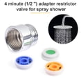 thumbnail image 4 of Water  Limiters for Shower, Durable Brass and POM Material with 1/2 Thread Diameter, 4 of 8