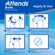 Attends DermaDry Stretch Medium/Regular 32'' - 54''