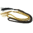 thumbnail image 4 of ✪ Natural 8mm Wood Beads Muslim Tasbih Prayer Beads 99 Wooden Rosary Misbaha Beads, 4 of 9