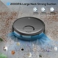 thumbnail image 3 of ONSON Robot Vacuum and Mop Combo, 2 in 1 Mopping Robotic Vacuum with Schedule, App/Bluetooth/Voice, Max Suction 2000Pa, Self-Charging Robot Vacuum Cleaner, 3 of 4