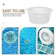 thumbnail image 3 of UPOUART Pool Skimmer Basket White Rubber Material for Steel Wall Above Ground Pool Daily Use, 3 of 7