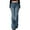 Denim Blue, variant on EMMIOL Women's Mid-High Waist Stretchy Flare Bell Bottoms Jeans Y2K Vintage Washed Bootcut Denim Pants for Casual,Streetwear