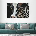 thumbnail image 2 of Cow Fur Tapestry White Black Brown Cowhide Wall Hanging for Kids Boys Room Decor, Animal Skin Print Wall Blanket Tapestries Farmhouse Cow Print Wall Art Hanging, Large 59.1 x 82.7 Inches, 2 of 7
