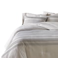 thumbnail image 3 of HomeTrends Black/ White Stripe Jacquard 3 Piece Double/ Queen Comforter Set, 3 of 4