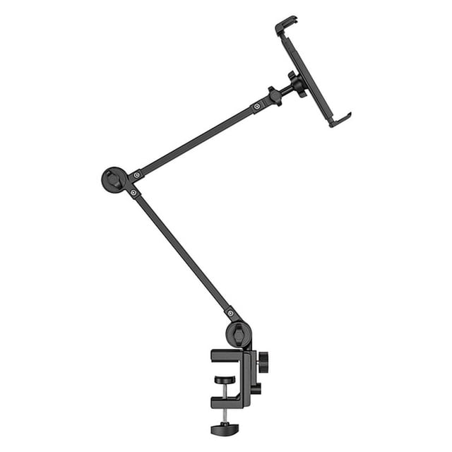 Soporte de Tableta Ajustable para Cama, Brazo Giratorio, Soporte de Tableta de Escritorio de Metal, Abrazadera para Tabletas de 4,7 A 10,2 Pulgadas