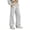 Light Gray, variant on EANJE Men's Baggy Sweatpants Casual Elastic Waist Wide Leg Pants Solid Loose Fit Lounge Trousers with Side Pockets for Daily Streetwear Light Gray M