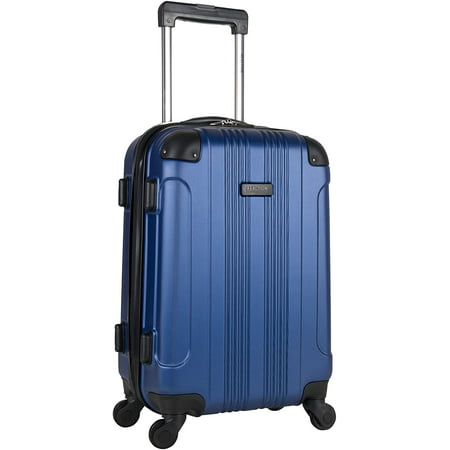 Kenneth Cole Reaction Out Of Bounds Luggage Collection Lightweight Durable Hardside 4-Wheel Spinner Travel Suitcase Bags, Cobalt Blue, 20-Inch Carry On