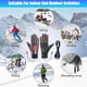 thumbnail image 2 of Guantes calefactables para hombre y mujer, guantes de invierno con pantalla táctil, impermeables, con USB, para conducir, ciclismo, caza, senderismo, béisbol, 2 of 9