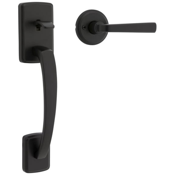 Kwikset 815Bfhxtdl Brentford Handleset Handle Only - Black