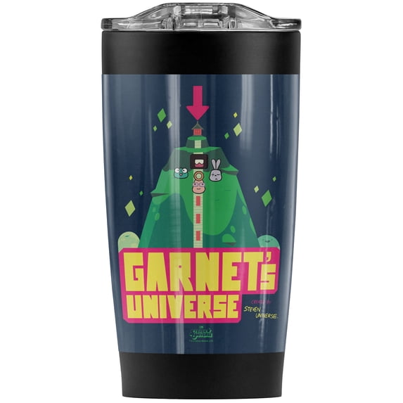 Steven Universe/Garnets Universe Stainless Steel Tumbler 20 oz Coffee Travel Mug/Cup, Vacuum Insulated & Double Wall with Leakproof Sliding Lid | Great for Hot Drinks and Cold Beverages