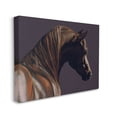 thumbnail image 3 of Stupell Industries Dark Horse Animal Portrait Animals & Insects Painting Gallery Wrapped Canvas Print Wall Art, 3 of 5