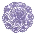 thumbnail image 3 of Dream Lifestyle 6pcs Doilies, Crochet Cotton Lace Table Placemats Doilies, Handmade Round Crochet Doilies Hook Flower Hollow Decorative Cushion Plate Pad Insulation Dining Table Mats 8inch, 3 of 8