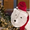 thumbnail image 2 of Haute Decor Polar Bear Christmas Decoration with LED Lights, 2 of 6