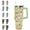 Light Green, variant on Cheetah Leopard Tumbler 40 oz Black Gold Leopard Print Gifts for Women Cute Cups Coffee Travel Mug with Handle Leak Proof Insulated Cheetah Lover Decor Stuff