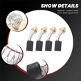 thumbnail image 5 of 10 Pcs 17×13×7mm Power Tool Motor Carbon Brush Black+gold+silver, 5 of 5