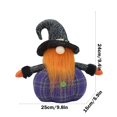 thumbnail image 3 of Puntoco Nuevo sombrero puntiagudo de tela para Halloween, muñeco de barba larga, calabaza, decoración de mesa para fiesta, adornos que aumentan la atmósfera de Halloween, 3 of 5