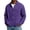 Purple, variant on Men's Long Sleeve Waffle Knit Button Down Lapel Business Casual Solid Color Shirt for Spring Fall Trendy Wear,Army Green,L