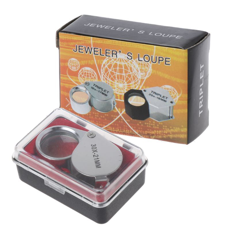 Jewelers Eye Loupe Loop Magnifier Monocular Magnifying Glass for  Watchmakers