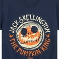thumbnail image 3 of The Nightmare Before Christmas - Jack Skellington Pumpkin King - Youth Short Sleeve Graphic T-Shirt, 3 of 5