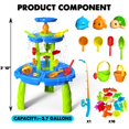 thumbnail image 2 of Mesa de agua CozyBomB juguete magnético de pesca para niños, 2 of 6