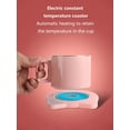 thumbnail image 2 of 55 Degrees Thermostatic Cup Mat, Intelligent Automatic Heating Mat For Keeping Milk, Coffee Warm, Suitable For Porcelain Cup, 2 of 5