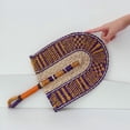 thumbnail image 5 of Seaweed Weaving Fan Nordic Hand Woven Africans Elements Fans Portable Sturdy Handheld Straw Fan For Party Wall Decoration, 5 of 11