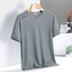 thumbnail image 4 of Ceisia Men's Ice Silk Quick-Dry Crew Neck T-Shirt | Breathable Honeycomb Jacquard Short Sleeve Sports Tee Gifts, 4 of 5