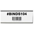 thumbnail image 1 of Box Partenaires LH199 3 x 8 Po Porte-Cartes Magnétique C-Channel - Pack de 25, 1 of 4