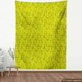 thumbnail image 4 of Botanical Fabric by the Yard, Continuous Pattern with Healthy Plants, Decorative Upholstery Fabric for Sofas and Home Accents, Yellow Green Grey by Ambesonne, 4 of 5