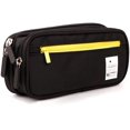thumbnail image 1 of Large Capacity Pencil Case, Stationery Storage Handheld Pen Pouch Bag, Multiple Compartment Cosmetic Portable Pencil, 1 of 5