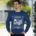 thumbnail image 3 of Christmas Sweatshirt, All I Want For Christmas Is My Airman Home Military Sweatshirt, Patriotic US Air Force Ugly Holiday Jumper, Emotional Soldier Support Gift for Families & Veterans, 3 of 5