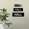 thumbnail image 3 of Basic Hall Sign (Black /Gold) - Small, 3 of 5