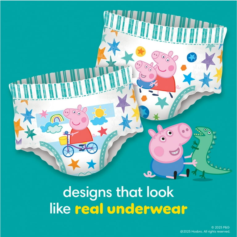 Pampers Easy Ups Peppa Pig Potty Training Pants Girls Size