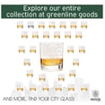thumbnail image 6 of Greenline Goods Whiskey Glasses - 10 Oz Tumbler (Single Glass) - Etched with City Map - Old Fashioned Rocks Glass (San Diego, CA), 6 of 6