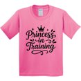 thumbnail image 3 of Inktastic Princess in Training Crown Graphic Youth T-Shirt, 3 of 5